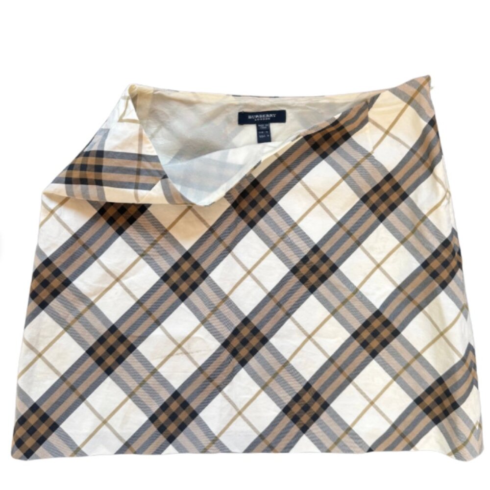 RARE Vintage Burberry House-Check Mini Skirt 2004 (US 4 / UK 6, runs small)